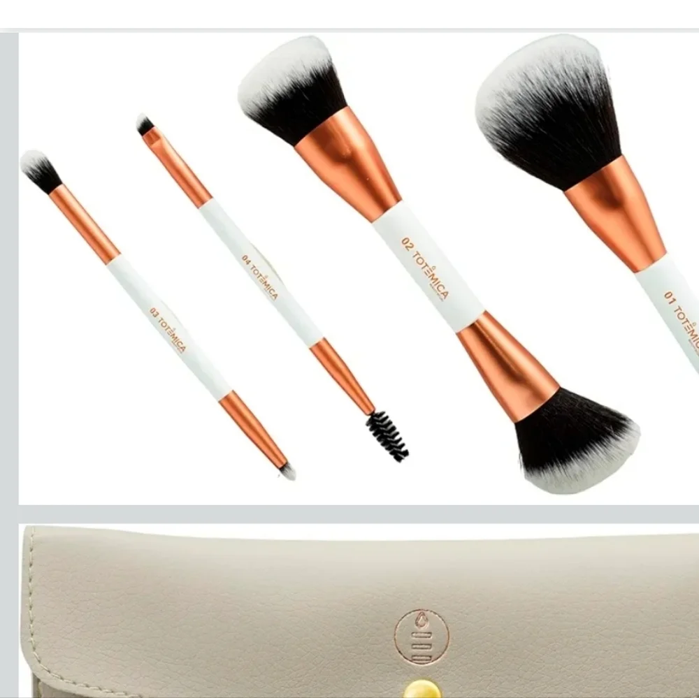 Totemica White Angel Brush Set Of 4 In Case New Sealed Package